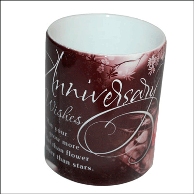 "Anniversary Message Mug-code019 - Click here to View more details about this Product